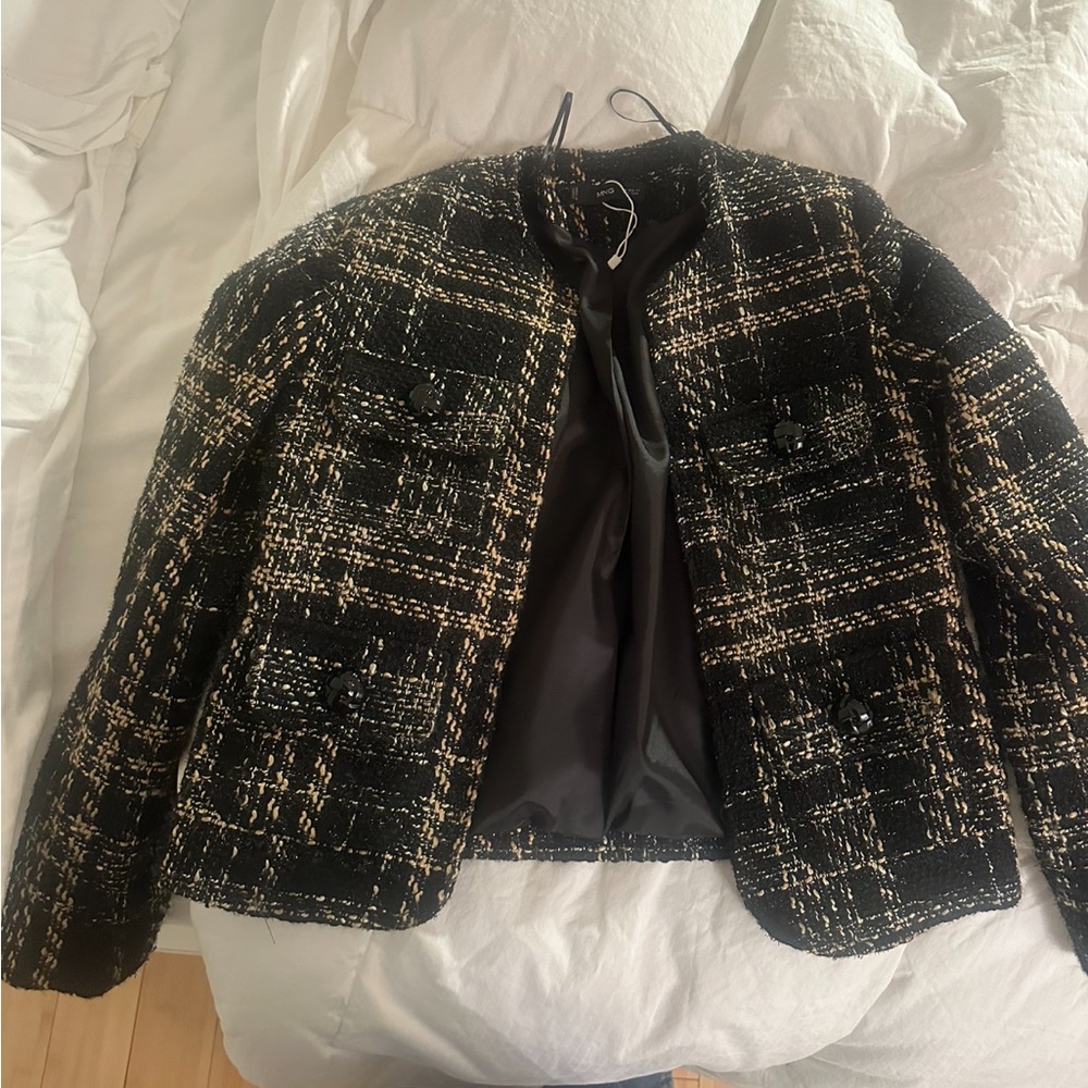 NWOT Mango Tweed Lady Jacket